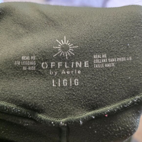 OFFLINE By Aerie Real Me High Waisted Legging Size L - Picture 2 of 4